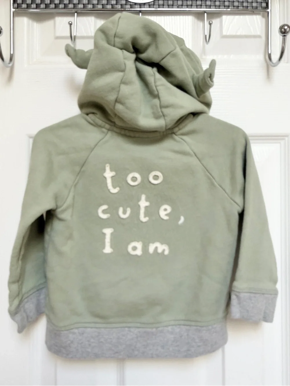 Baby Gap Yoda Star Wars Zip Up Hooded Sweatshirt 18-24M
